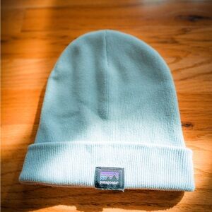 Patagonia Everyday Beanie Hat Mens Womens Unisex One Size Light Blue